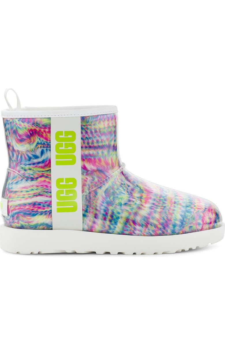 UGG<sup>®</sup> Classic Mini Pixelate Waterproof Boot, Alternate, color,