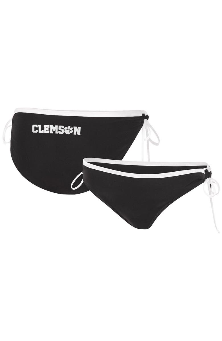 G-III 4HER BY CARL BANKS Women's G-III 4Her by Carl Banks Black Clemson Tigers Perfect Match Bikini Bottom, Main, color, Black