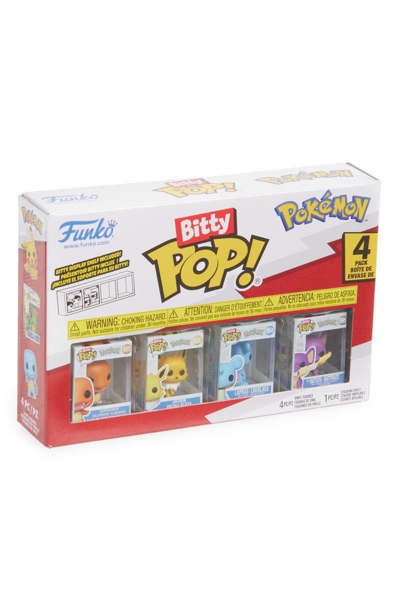 Funko 4-Pack Bitty POP! Pokèmon Figurines, Main, color, Multi