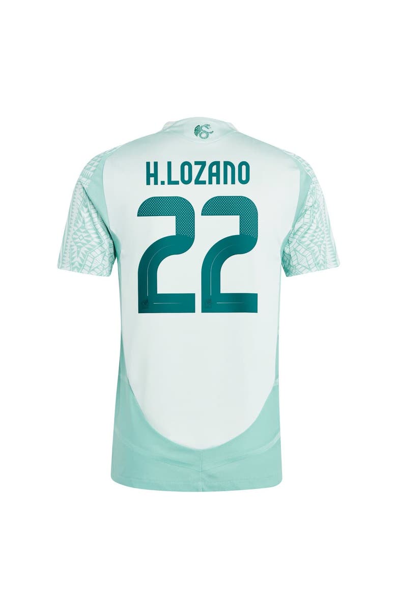 adidas Men's adidas Hirving Lozano Green Mexico National Team 2024 Away Authentic Player Jersey, Alternate, color, 