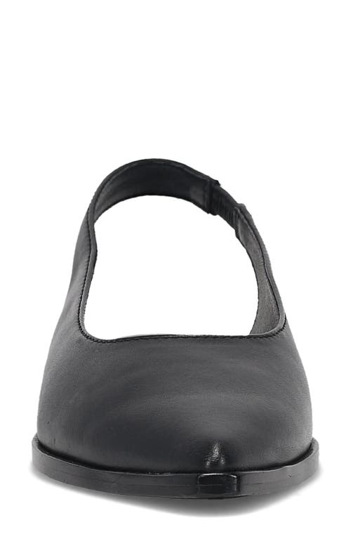 Frye Kenzie Pointed Toe Slingback Flat In Black