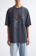 Alexander Wang Oversize Crystal Hotfix Logo T-Shirt