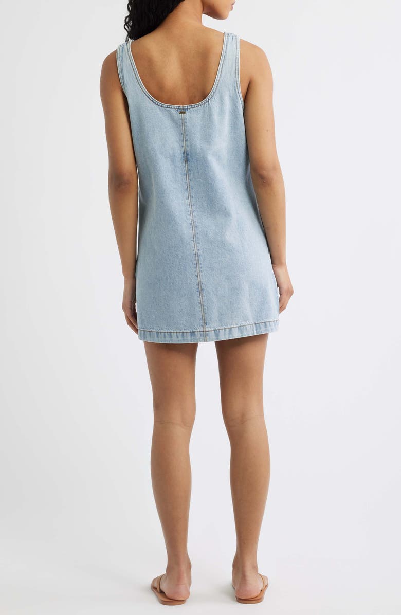 Rip Curl Ellie Sleeveless Denim Minidress, Alternate, color, Vintage Blue
