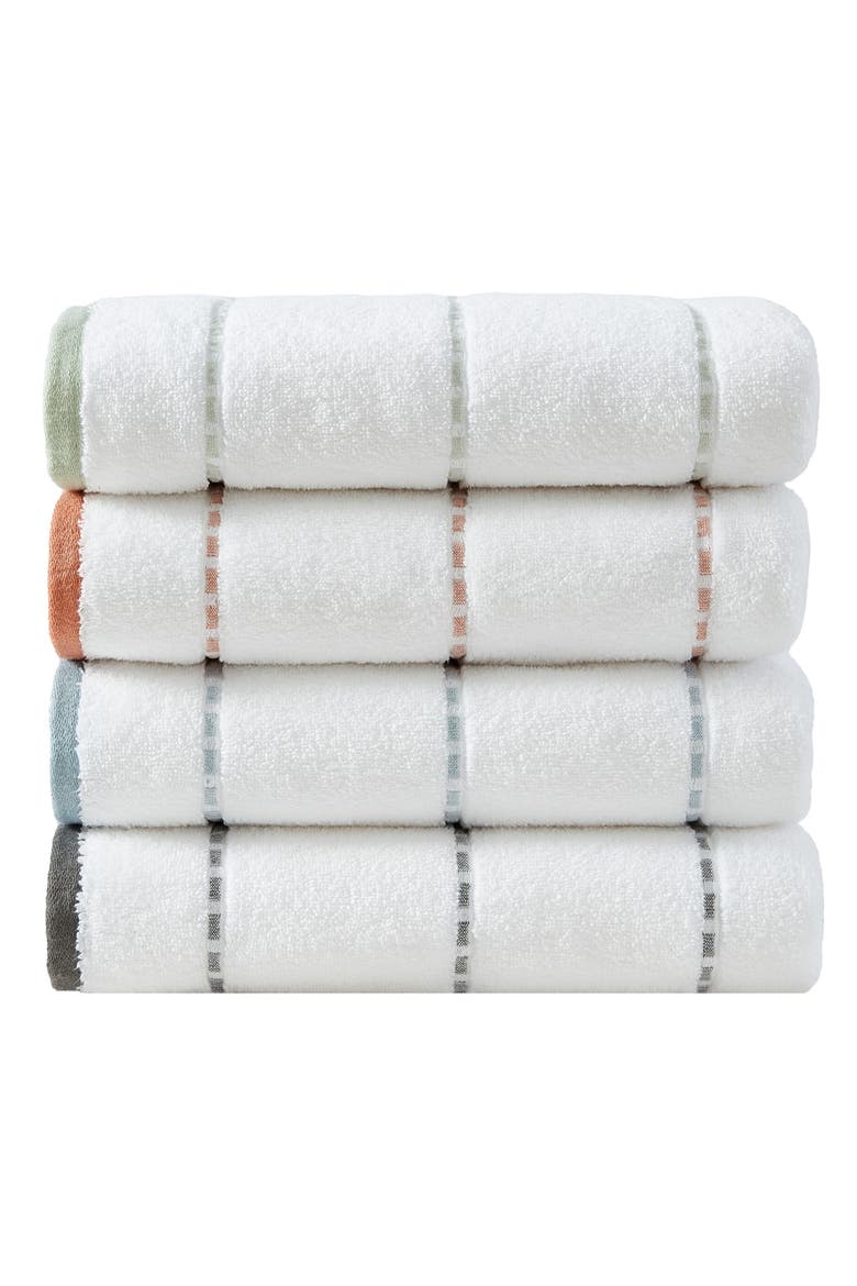 Ridley Solid 3-Piece Towel Set, Alternate, color, DARK GREY