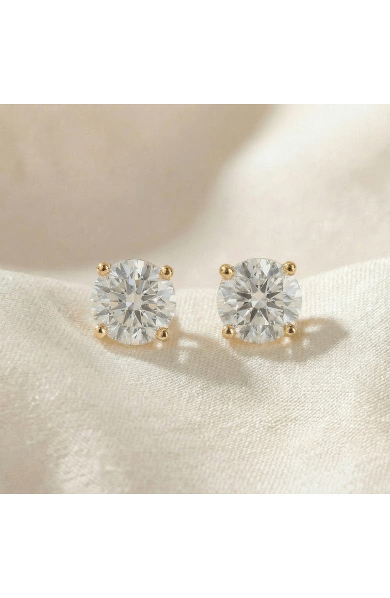 Bliss Diamond 1 1/4 Ct Diamond Screw Back Studs 14k Gold Lab Grown, Alternate, color, 14K Yellow Gold