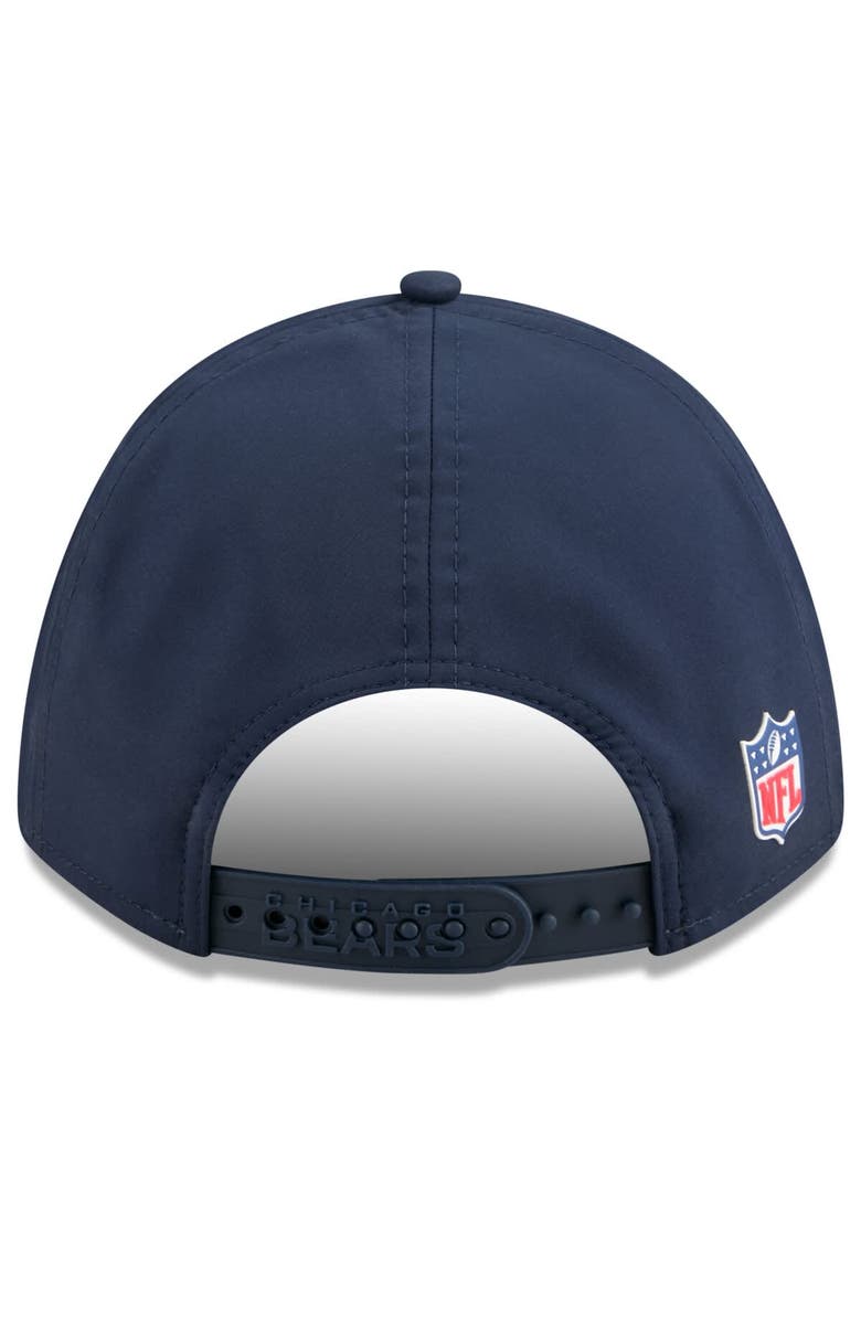 New Era Men's New Era Navy Chicago Bears 2025 Sideline M-Crown 9FORTY Adjustable Hat, Alternate, color,