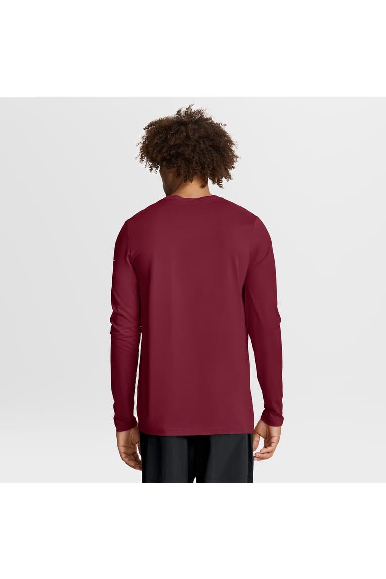 Men's Nike Burgundy Washington Commanders Primetime Legend Icon Performance Long Sleeve T-Shirt, Alternate, color, Burgundy