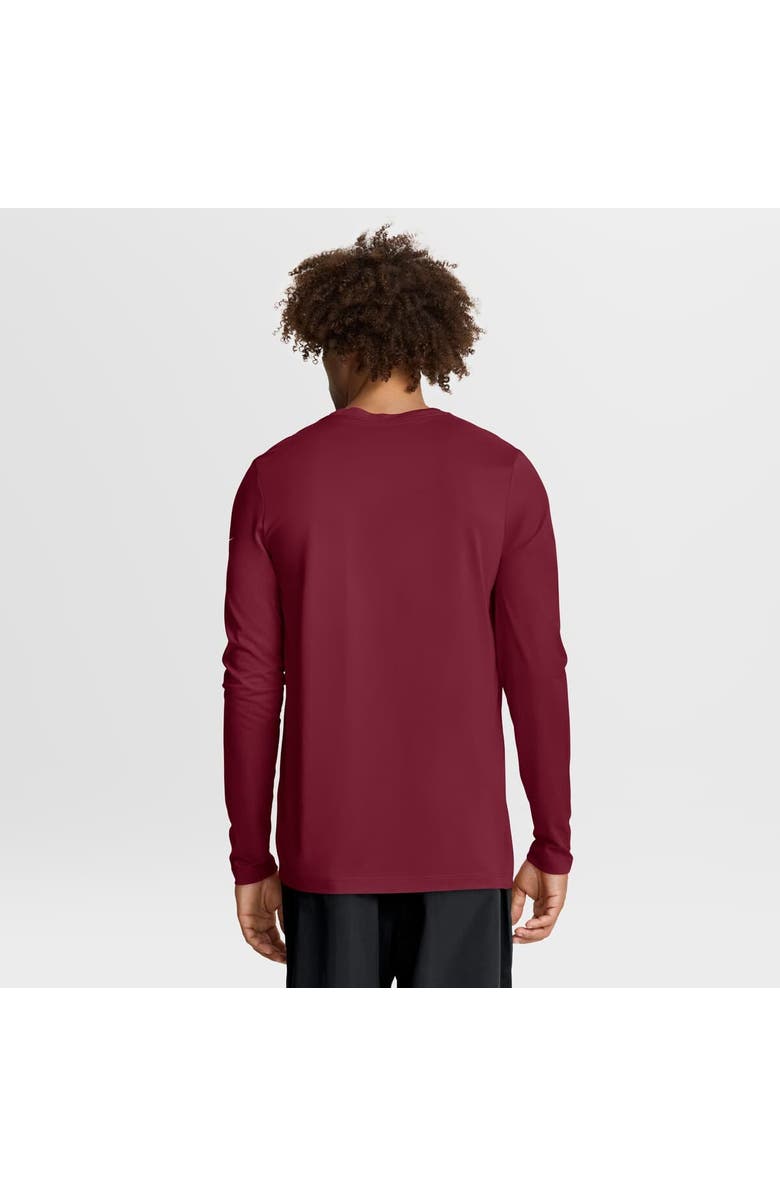 Nike Men's Nike Burgundy Washington Commanders Primetime Legend Icon Performance Long Sleeve T-Shirt, Alternate, color, Burgundy