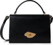 Mulberry Lana High Gloss Leather Top Handle Bag