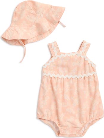 Ric Rac Bubble Romper & Sunhat Set