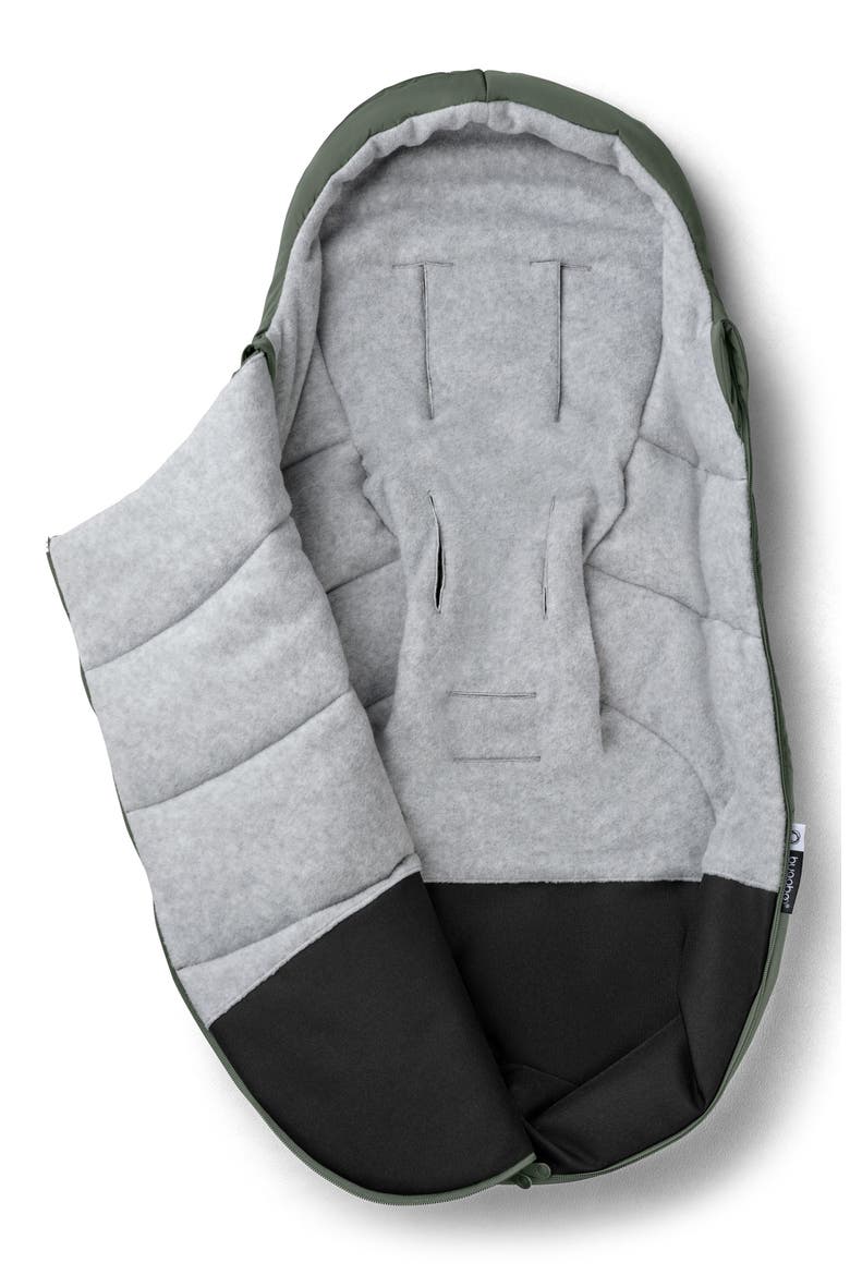 Water Repellent Stroller Footmuff, Alternate, color, FOREST GREEN