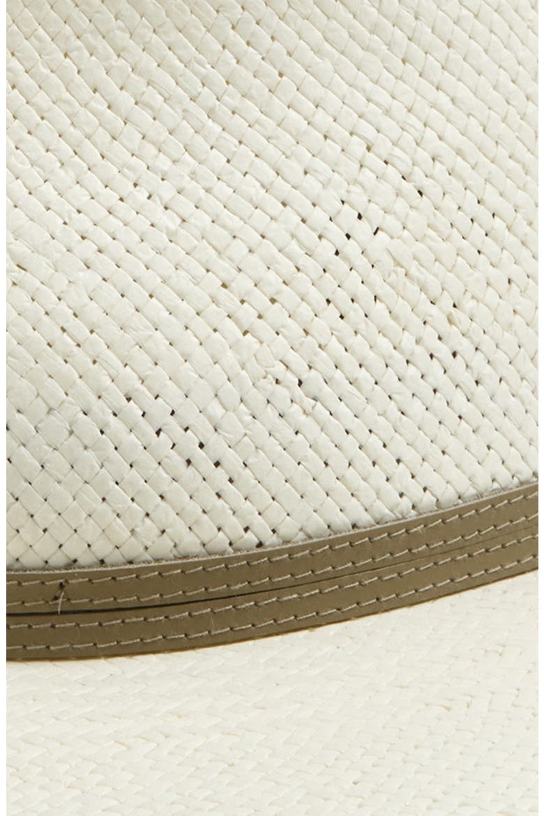Jude Packable Straw Fedora, Alternate, color, BLEACH