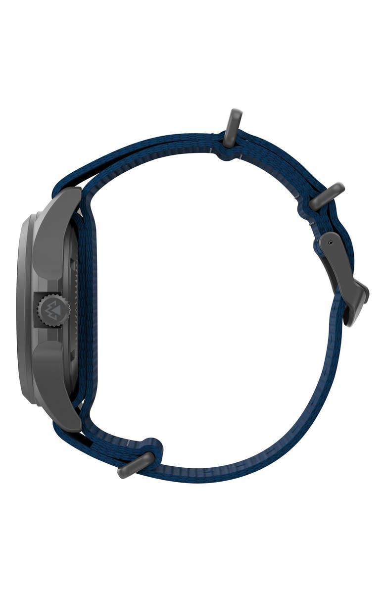 Timex<sup>®</sup> Expedition<sup>®</sup> North Field Post Solar Webbing Strap Watch, Alternate, color, Blue