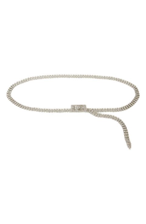 Baby Farah Crystal Skinny Belt