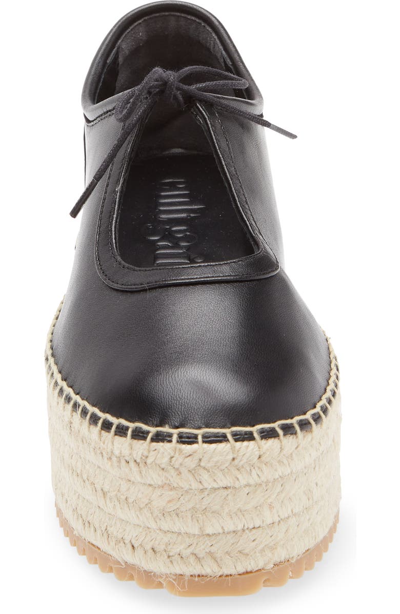 Cult Gaia Bernice Espadrille Platform Sneaker, Alternate, color, Black