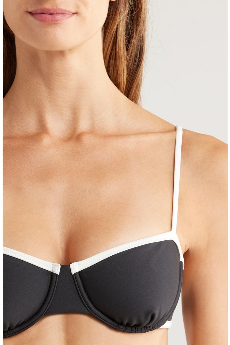 The Jordana Underwire Bikini Top, Alternate, color, NOIR
