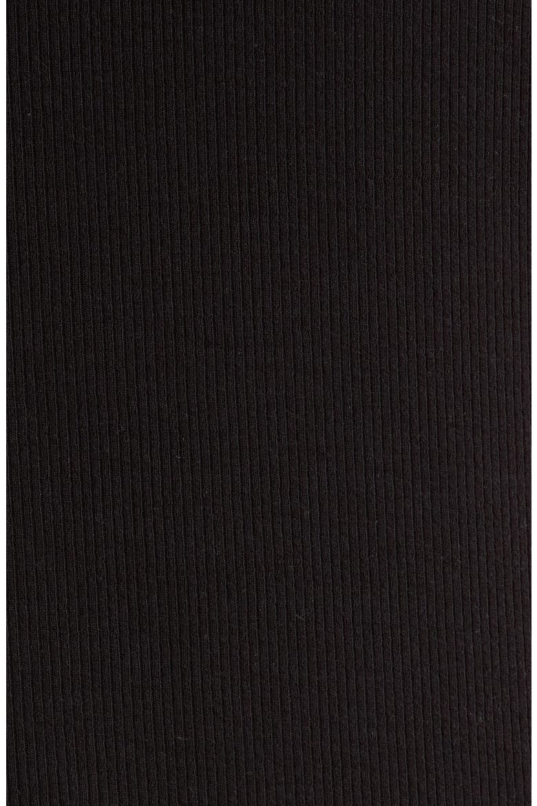 Moonlight Eco Easy Rib Short Pajamas, Alternate, color, BLACK