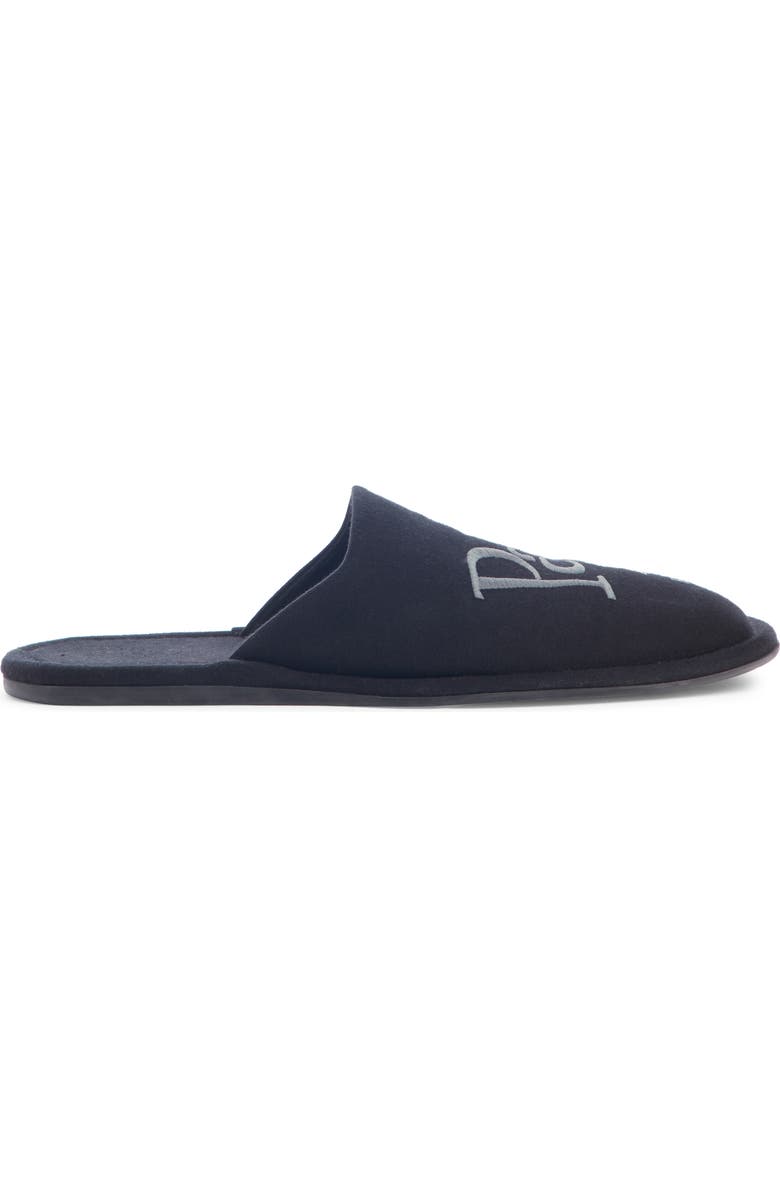 Balenciaga Paris Embroidered Slipper, Alternate, color,