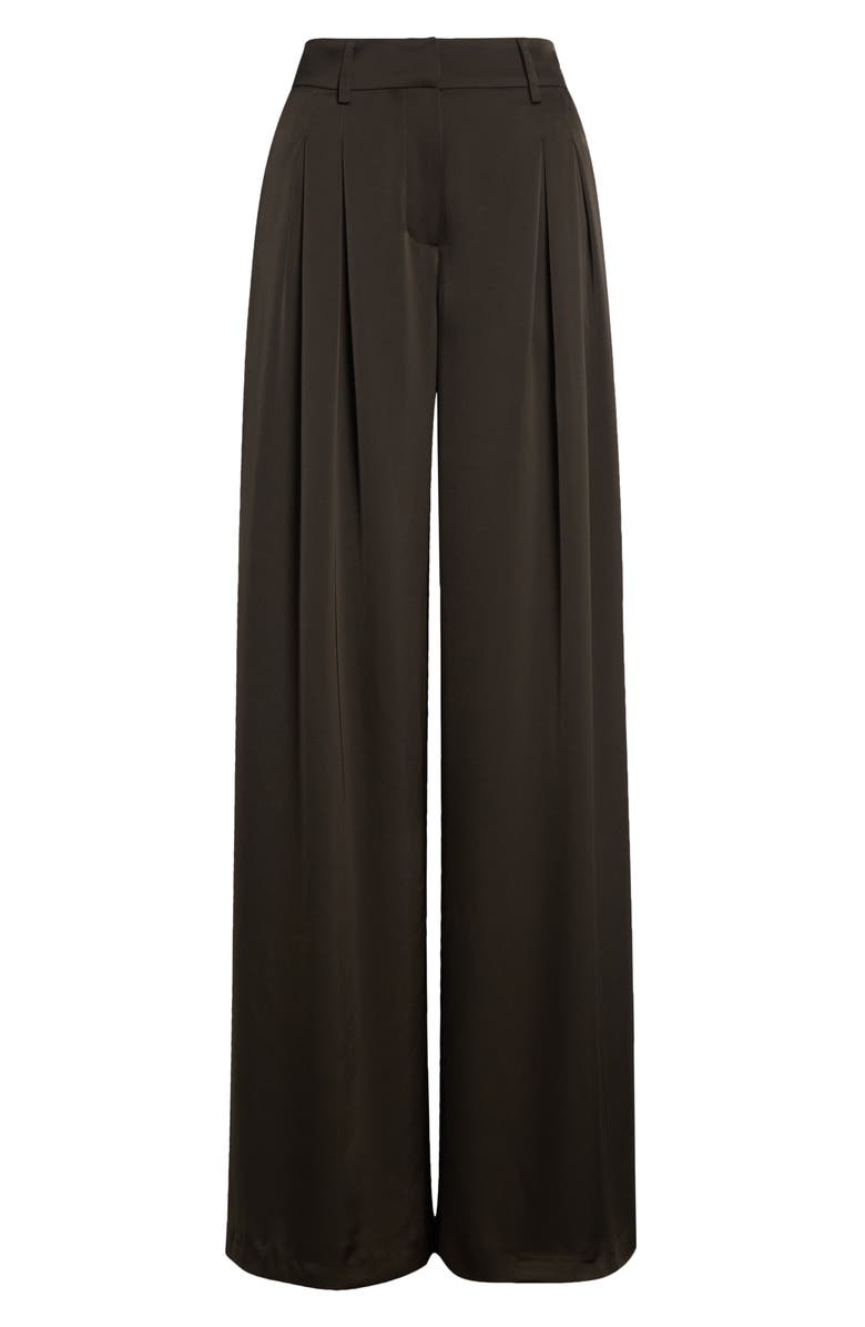 Ramy Brook Oscar Pleated Pants, Alternate, color, Deep Olive