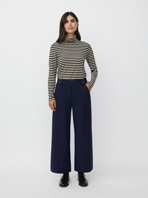 Masai Copenhagen Mapaxora Cropped Wide Leg Pants In Blue