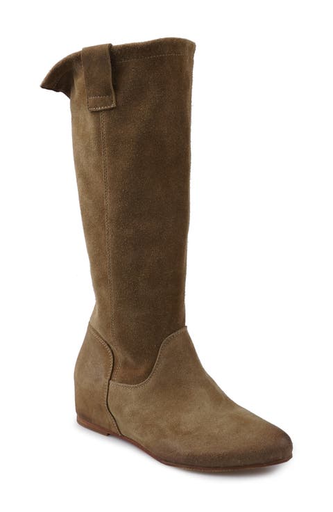 Brindle Hidden Wedge Boot (Women) (Narrow Calf)