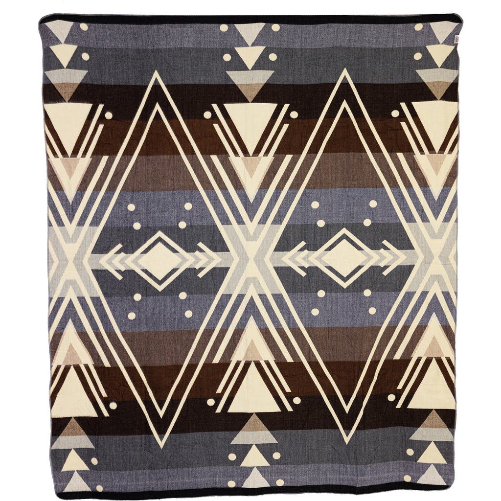 Purple Nest Design Yachana Collection Blanket In Brown