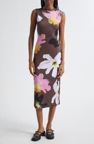 Stine Goya Floral Jersey Tank Dress