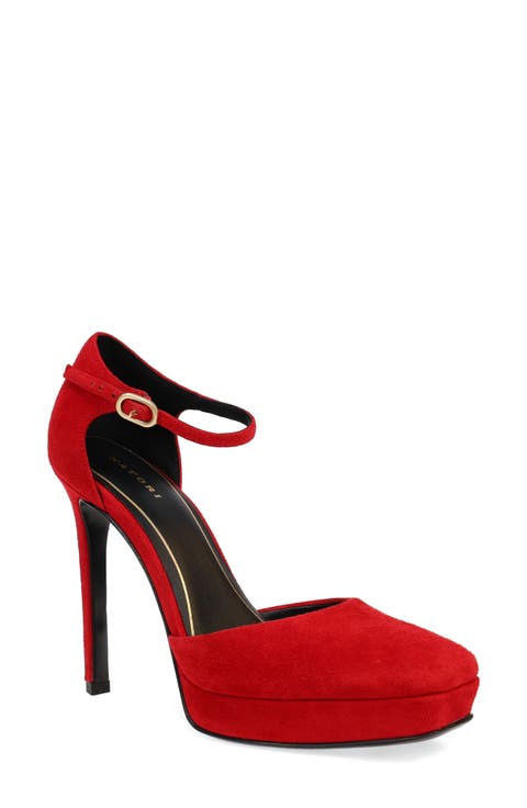 Sae Ankle Strap Platform Pump (Women)