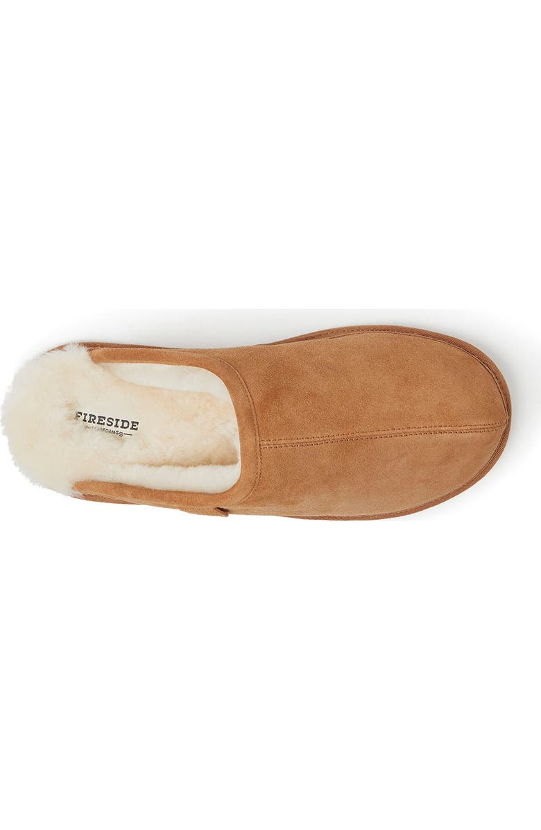 FIRESIDE BY DEARFOAMS Warwick Genuine Shearling Scuff Slipper, Alternate, color,