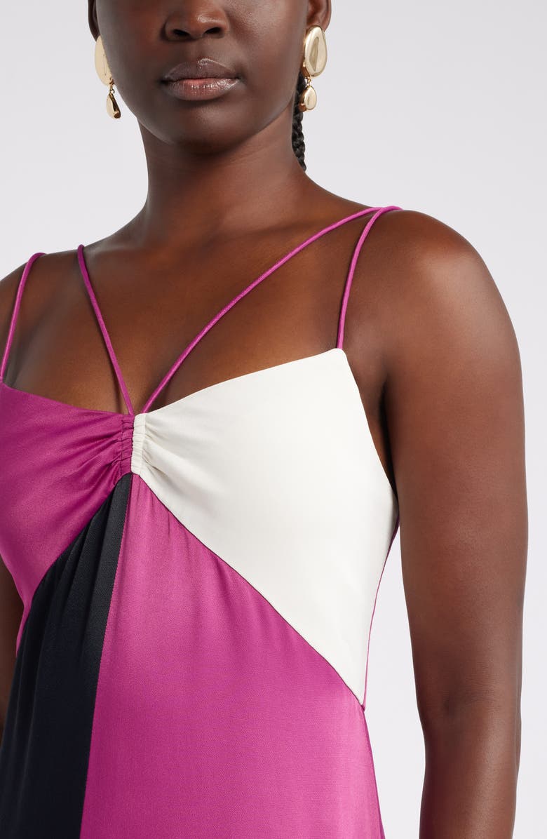 Nordstrom x Harlem's Fashion Row Harbison Satin Maxi Slipdress, Alternate, color, 