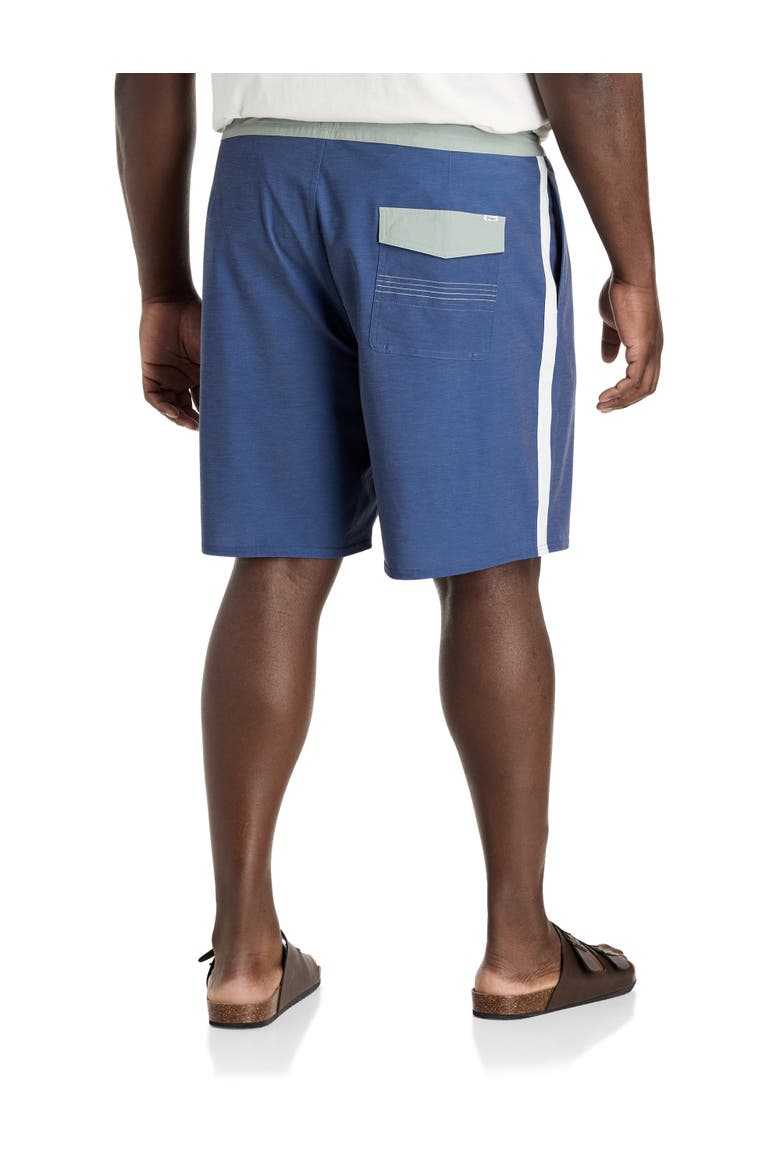 Big & Tall Sideline Cruzer Board Shorts, Alternate, color, VINTAGE INDIGO