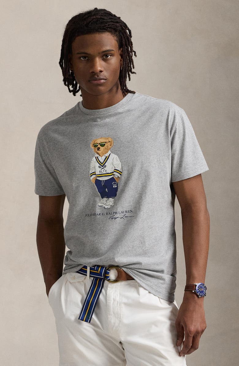 Polo Ralph Lauren Classic Fit Polo Bear Cotton Graphic T-Shirt, Alternate, color, 