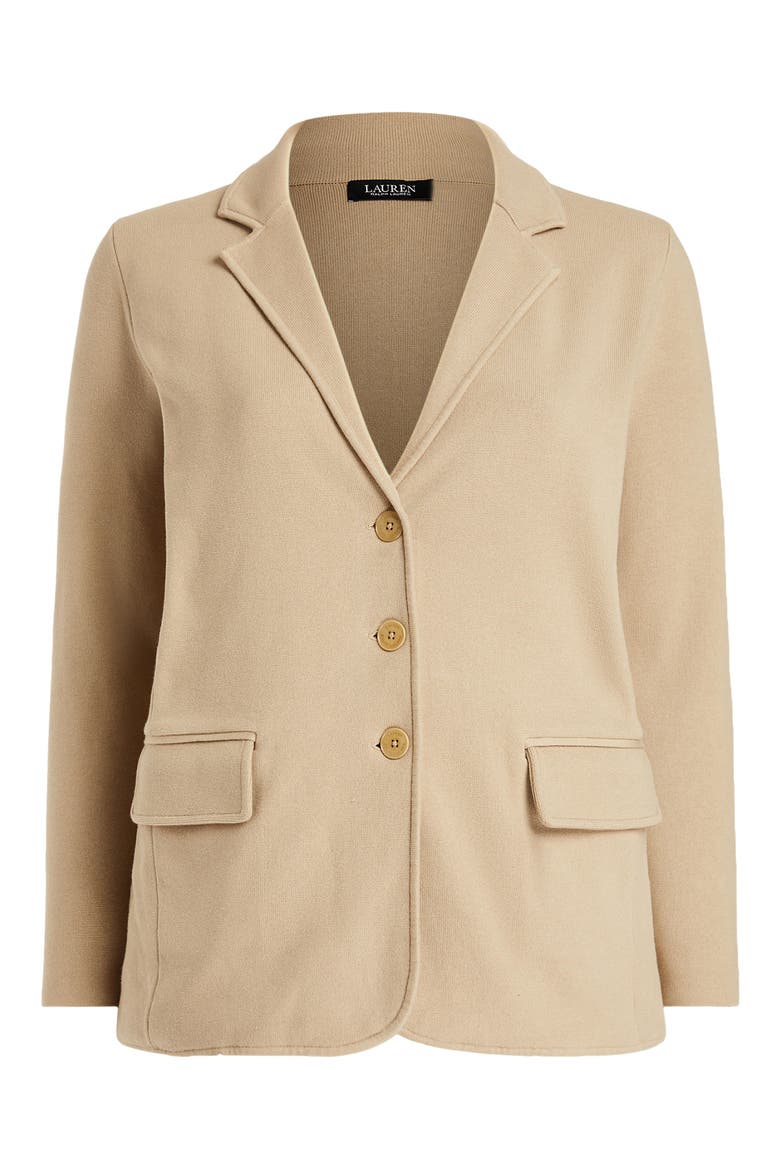 Combed Cotton Blazer, Alternate, color, BIRCH TAN
