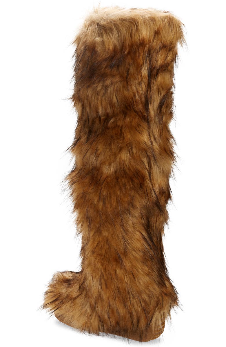 Jeffrey Campbell Fluffy Faux Fur Over the Knee Boot, Alternate, color,