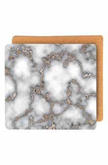 Marble Print Set of 8 Placemats