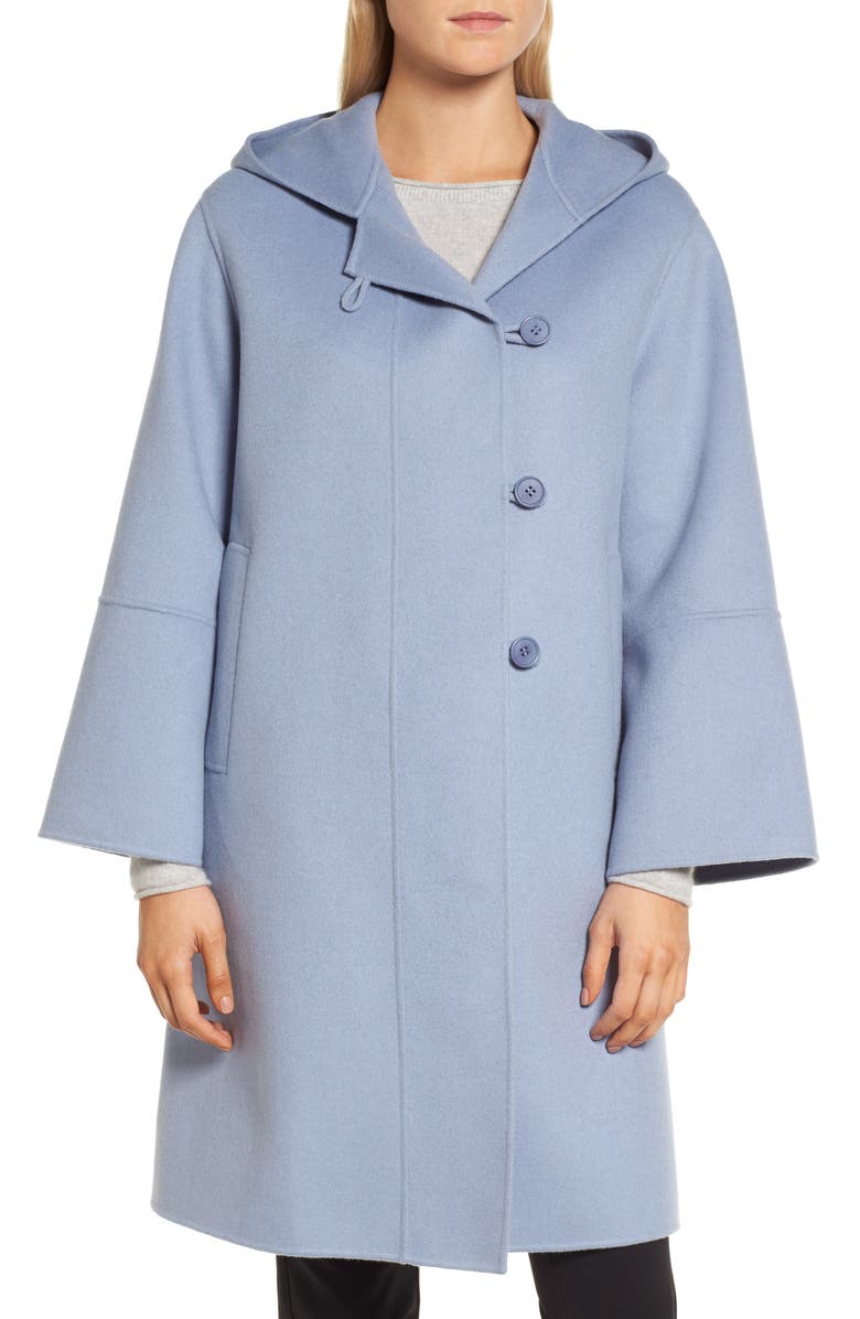 Nordstrom Signature Hooded Wool & Cashmere Coat, Alternate, color, 