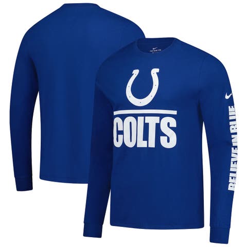 Men's Nike Royal Indianapolis Colts Split Local Long Sleeve T-Shirt