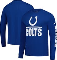 Nike Men's Nike Royal Indianapolis Colts Split Local Long Sleeve T-Shirt