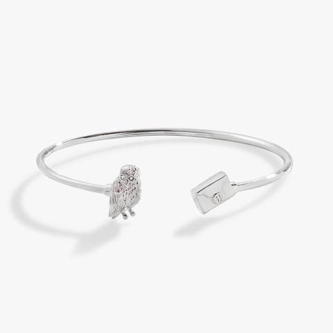 Harry Potter Hedwig + Letter Flex Cuff Bracelet