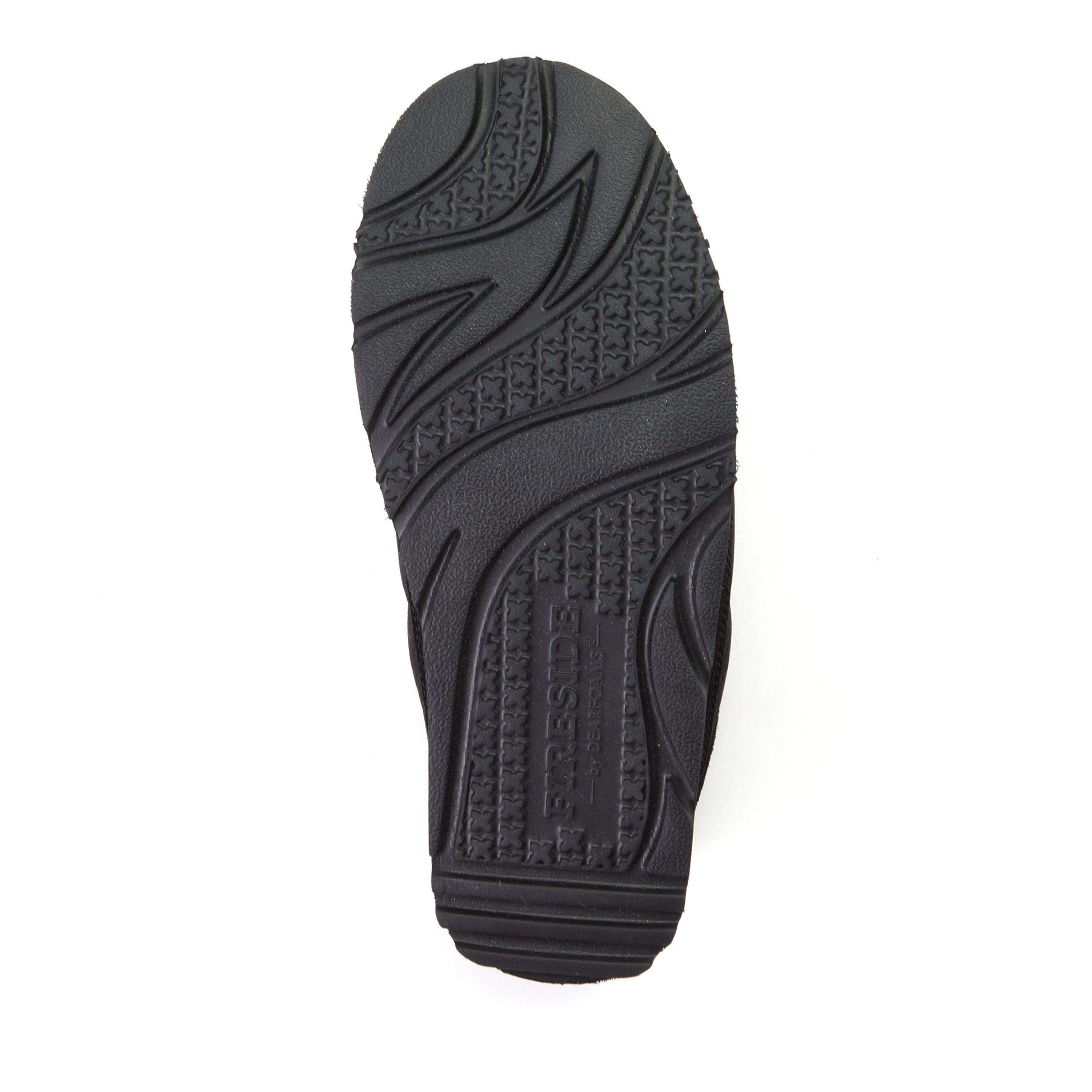 Dearfoams Fireside Greta Sport Nylon Puff Water Repellent Clog, Alternate, color, Black
