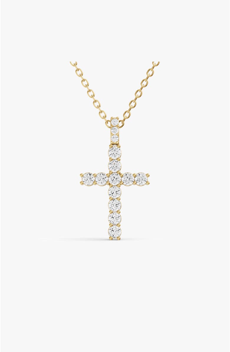 SEREIA OFFICIAL 14K Gold 2.5 ct Cross Pendant Necklace of Sereia, Main, color, Yellow Gold