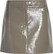 Courrèges Re-Edition Vinyl Miniskirt