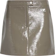 Courrèges Re-Edition Vinyl Miniskirt