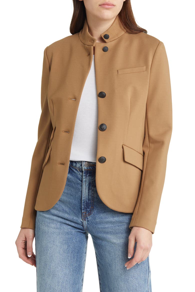 Slade Ponte Blazer, Main, color, CAMEL