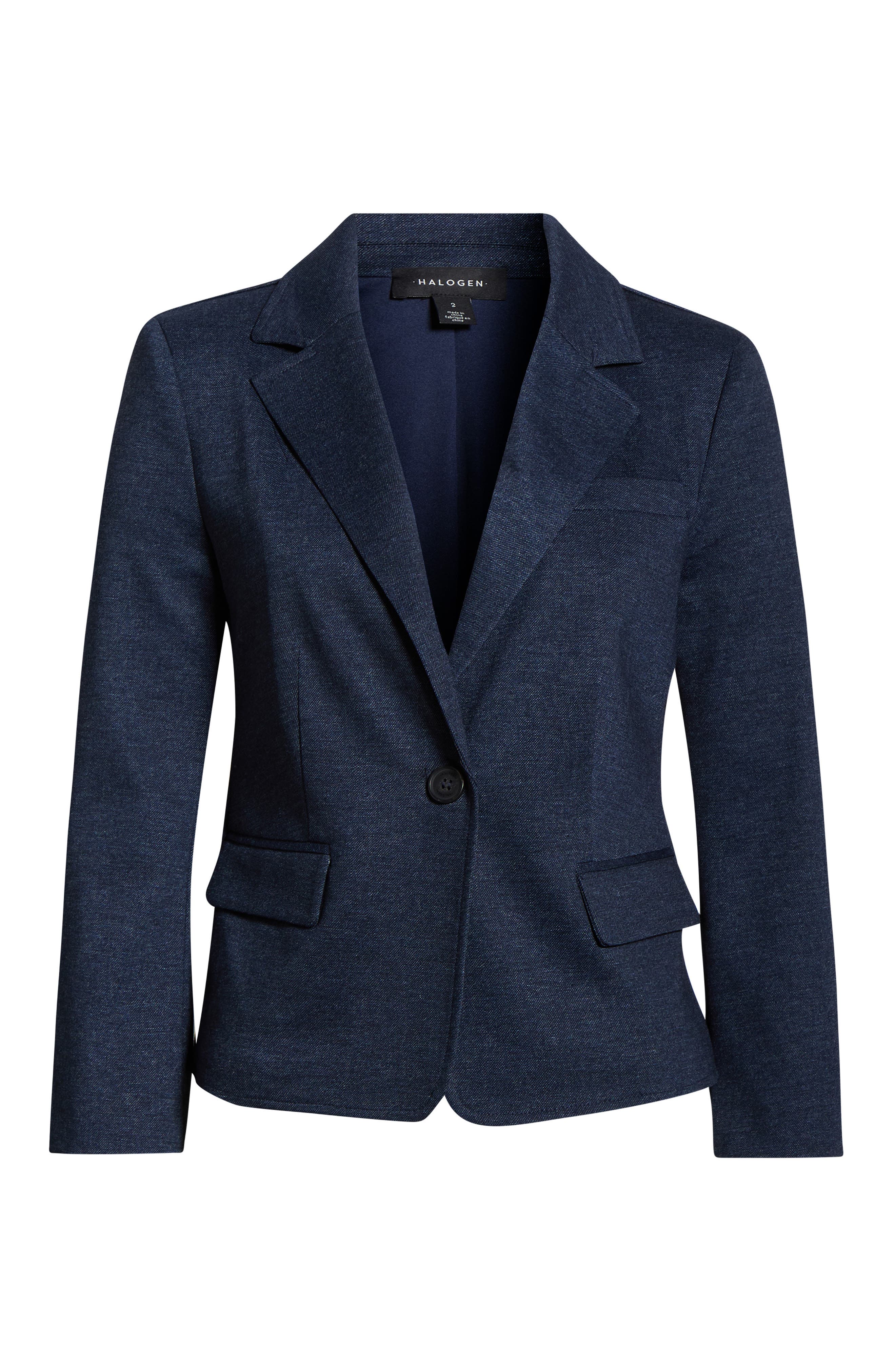 Halogen® Easy Single Breasted Blazer — фото 6