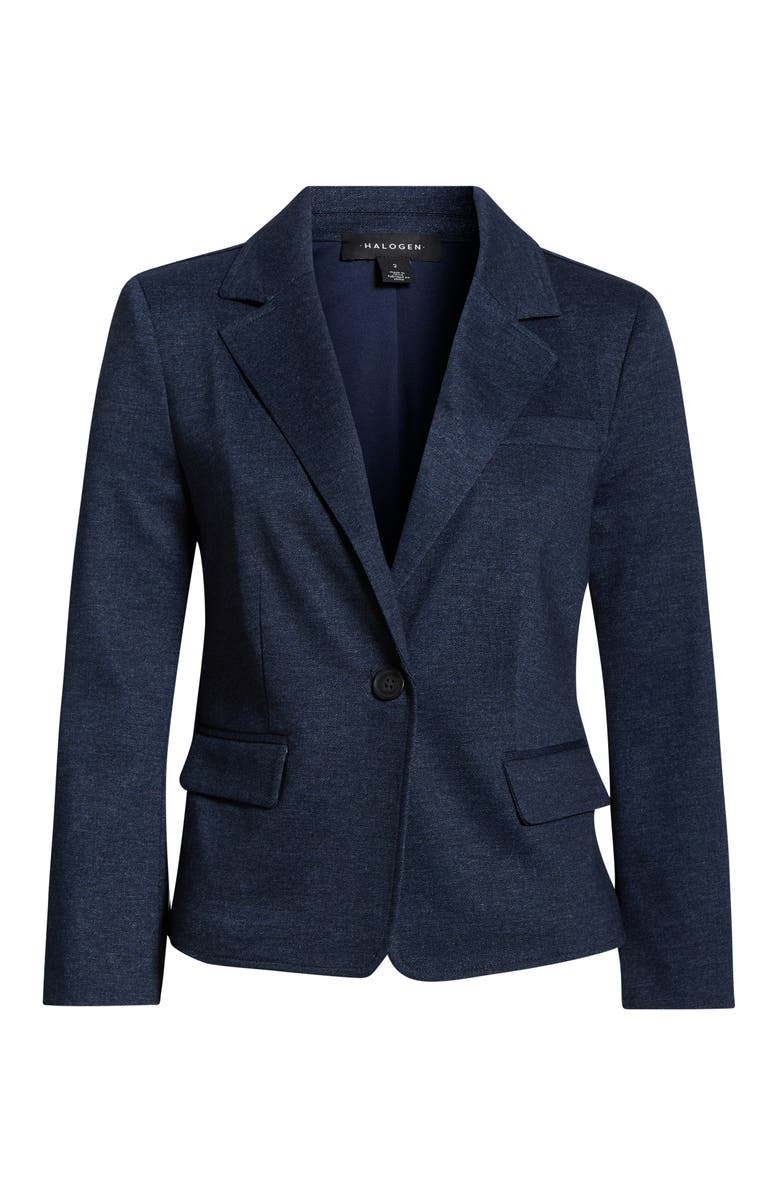 Halogen<sup>®</sup> Easy Single Breasted Blazer, Alternate, color, Indigo Navy
