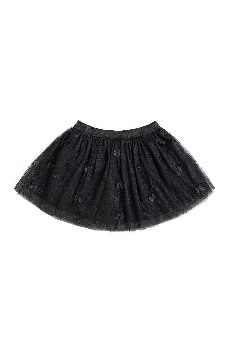 Onyx Bow Tutu Skirt, Main, color, Black