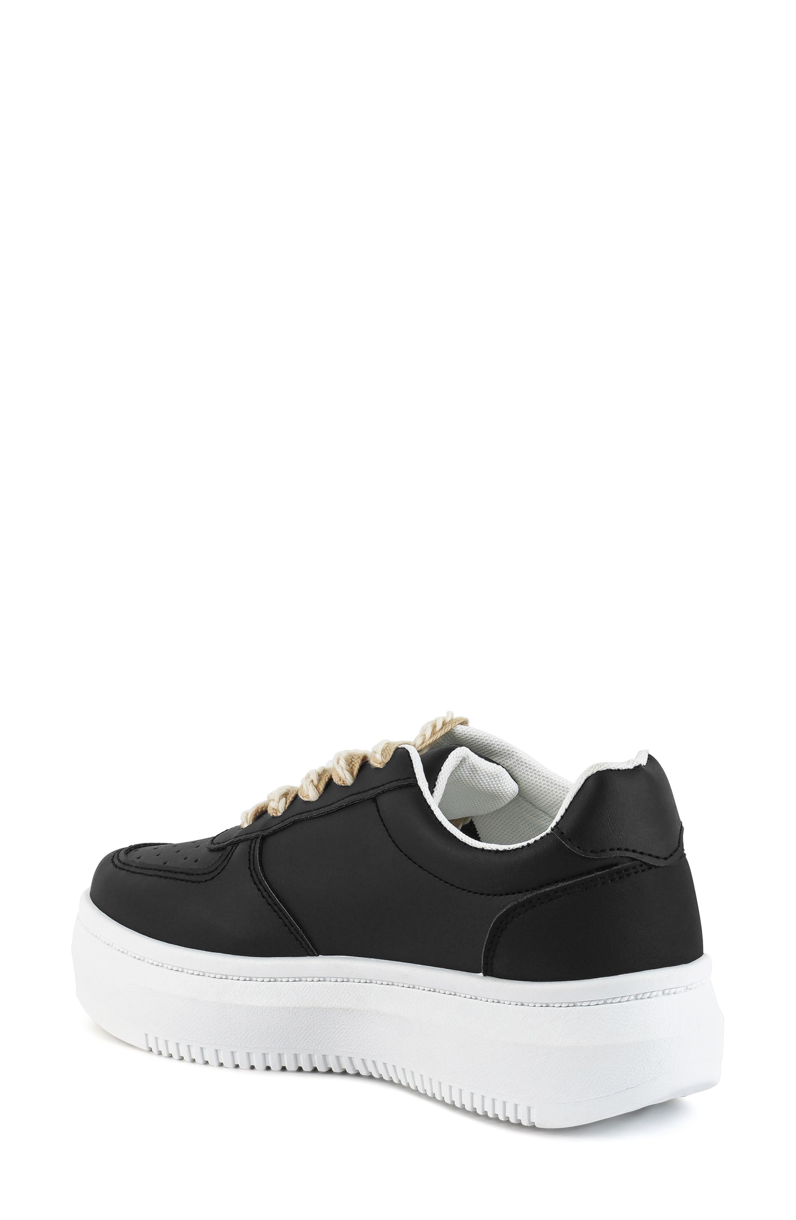 LONDON RAG Monigue Stitched Sneaker, Alternate, color, Black