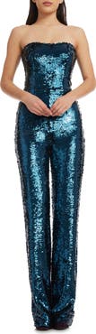 Dress the Population Andy Strapless Jumpsuit