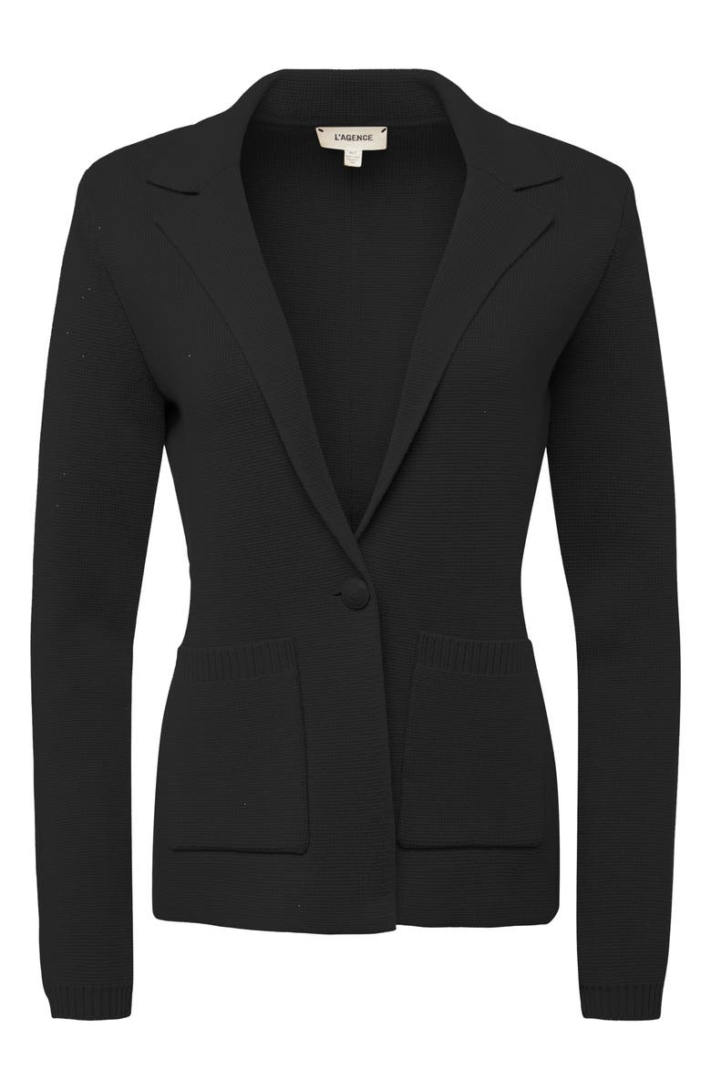 L'AGENCE Lacey Cotton Blend Cardigan, Alternate, color, 